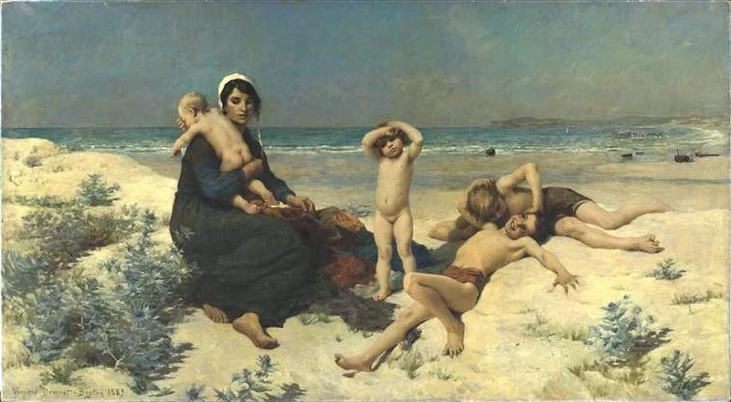 La spiaggia - Musée des Beaux, Arts d'Arras